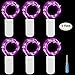 SENHAI Fairy String Lights with Screwdriver, Set of 6 LED Lights Copper Wire, 20 LED Bulbs for Bedroom House Party Wedding Concert Festival Halloween Christmas Tree Decoration - Purple