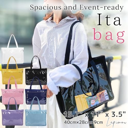 Bolso Tote de Lona Grande Ita Cute Kawaii Anime miniatura 2