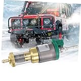 SEWOART Bomba Dosificadora de Aceite para Calentador de Vehículo 12v Bomba de Gasolina Filtro Integrado para Automóvil Uso Automotor