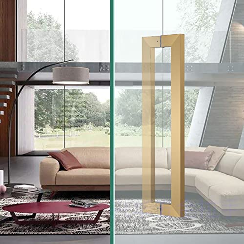 Poignée de porte push-pull pour rénovation douche verre et bois - 6