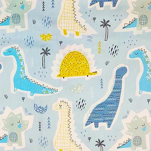 8PCS dinosaur fat quarters fabric bundles