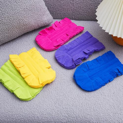 Image of Zubebe 30 Pcs Reusable Duster Refills Fleece,Dark Color | Soft Polyester Fiber Flat Duster Refill Multi Surface Washable Cleaning Pad Tools for Home, Blinds, Car, Pet, Furniture, Fans
