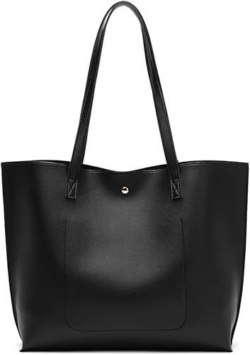 Miniatura 3 de Dreubea - Bolso de piel sintética suave de mujer, para usar sobre el hombro, de gran capacidad, bolsa con borlas