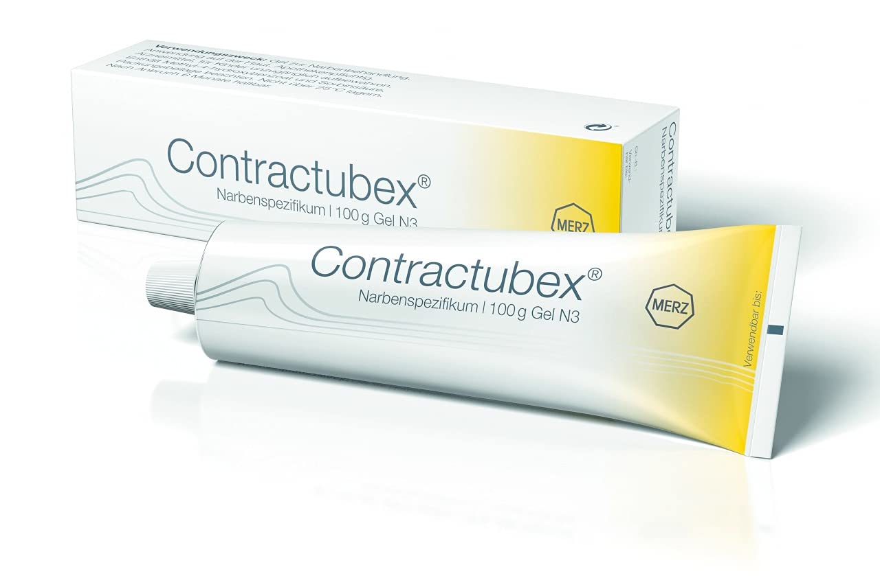 Contractubex® - Tube 100 Gramm - Gel N3 - Original Merz Germany - Beste Narbencreme, Ustionen, Akne, Chirurgische Ergebnisse - Tattooentferner -