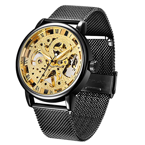 Montre squelette mécanique homme étanche à porter au quotidien avec élégance et confort