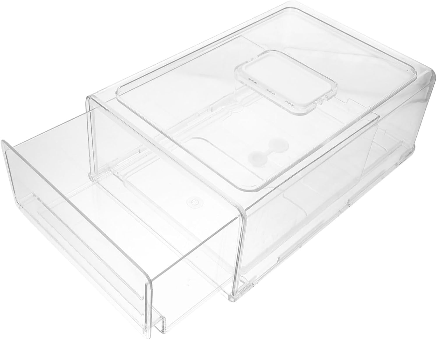 Garneck Refrigerator Storage Box Drawer Type Kitchen Storage Easy to Use Organize Your Fridge