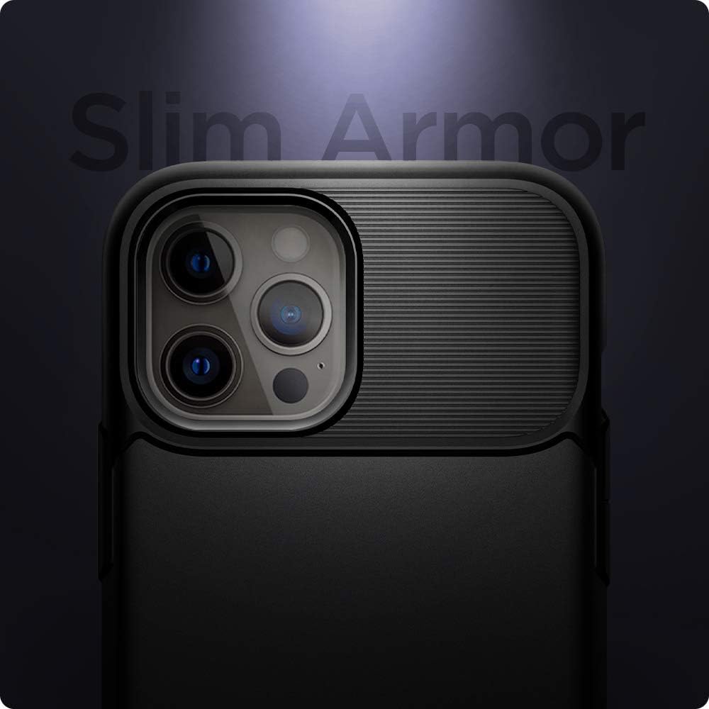 Fеаturеd Prоduсt Spigen Slim Armor Designed for iPhone 12 Pro Max Case (2020) - Black Buу 1 gеt 1 Spigen Slim Armor Designed for iPhone 12 Pro Max Case (2020) - Black
