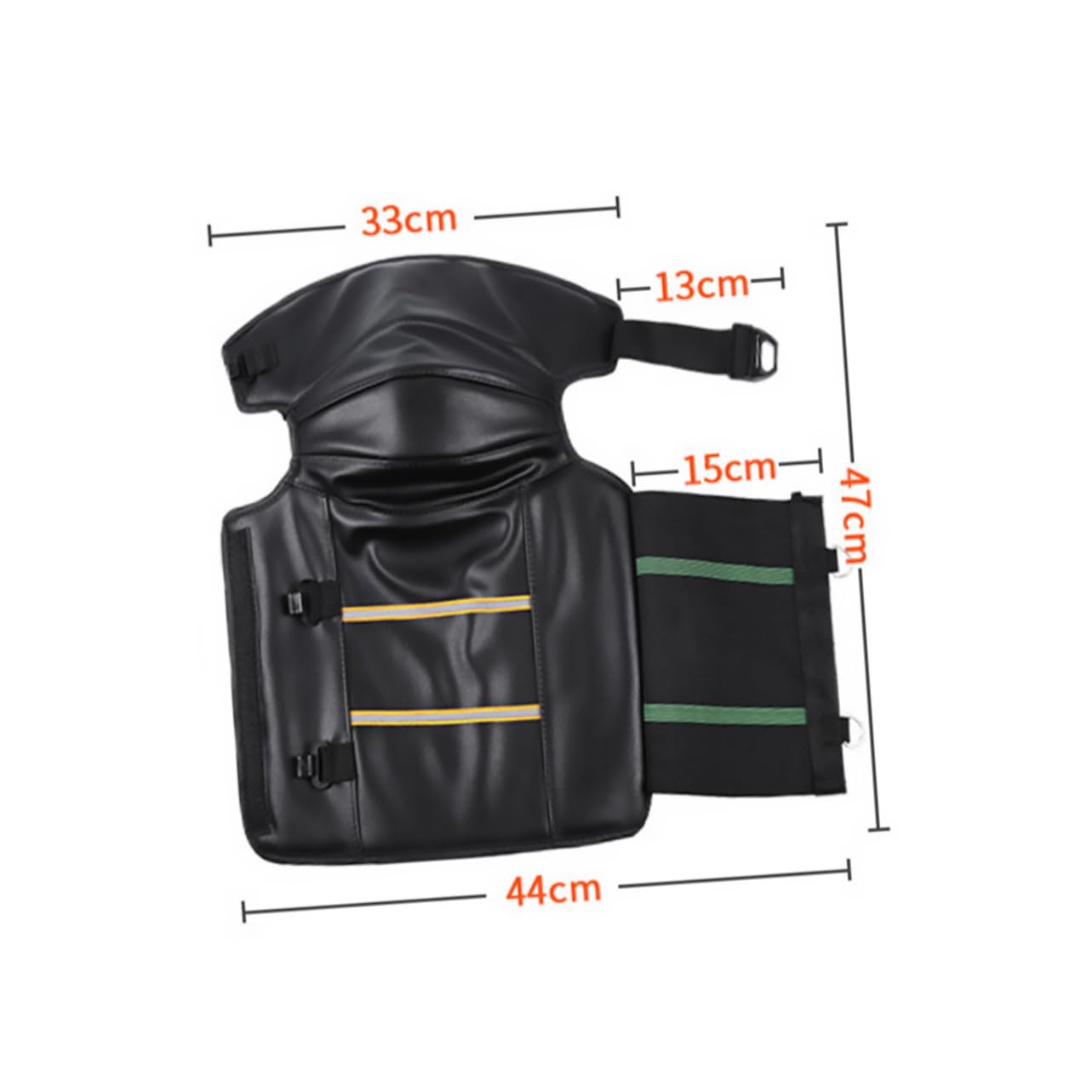 BESTYASH 2Pcs Winter Warm Protective Knee Guards Windproof Riding Sleeve for Motorcycle Convenient Hook Closure and Sticky Straps for Easy Wear Random Color