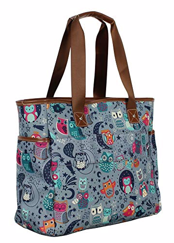 Image of Lily Bloom Pattern Handbag for Women, Large Capacity Tote Bag Satchel Shoulder Bag