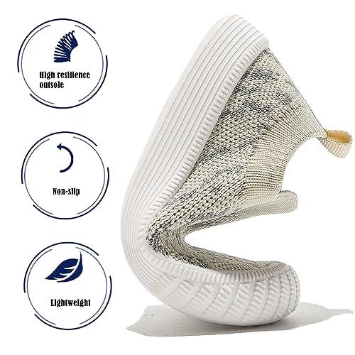 DADAWEN Boys Girls Toddler Sneakers Kids Lightweight Walking Shoes Mesh Breathable Tennis Shoes for Toddler/Little Kids3