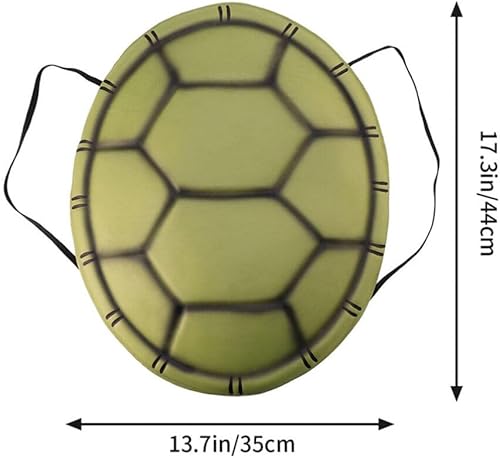 Miniatura 2 de STOBOK Disfraz de tortuga, 3 piezas de conchas de tortuga de Halloween para niños, cosplay, conchas de tortuga, accesorios de fiesta de disfraces de