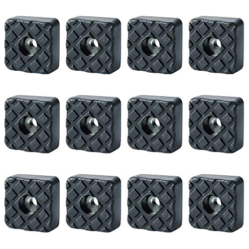 Rubber Cap Square Rubber Rubber Chair Pads Alise 12Pcs Square