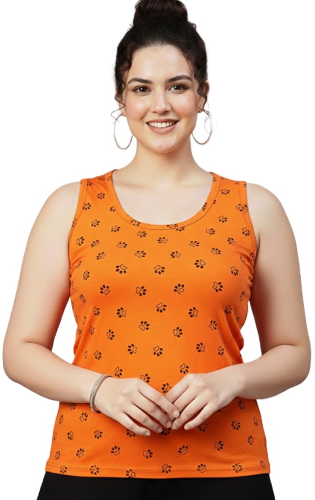 diaz Women Printed Tank Top for Girls & Women | Sleeveless Casual Summer Top |Printed Tank Tee | Loose Fit Tank Top for Regular Wear, Home Wear, Gym, Yoga & Travel-Pack of 1-picture-10