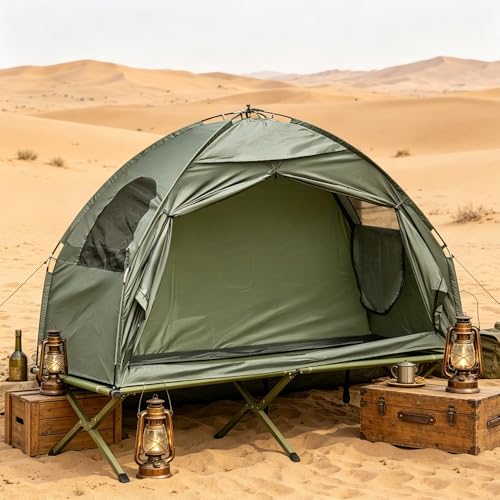 Combo Camping con Cama y Tienda Elevada Portátil miniatura 7
