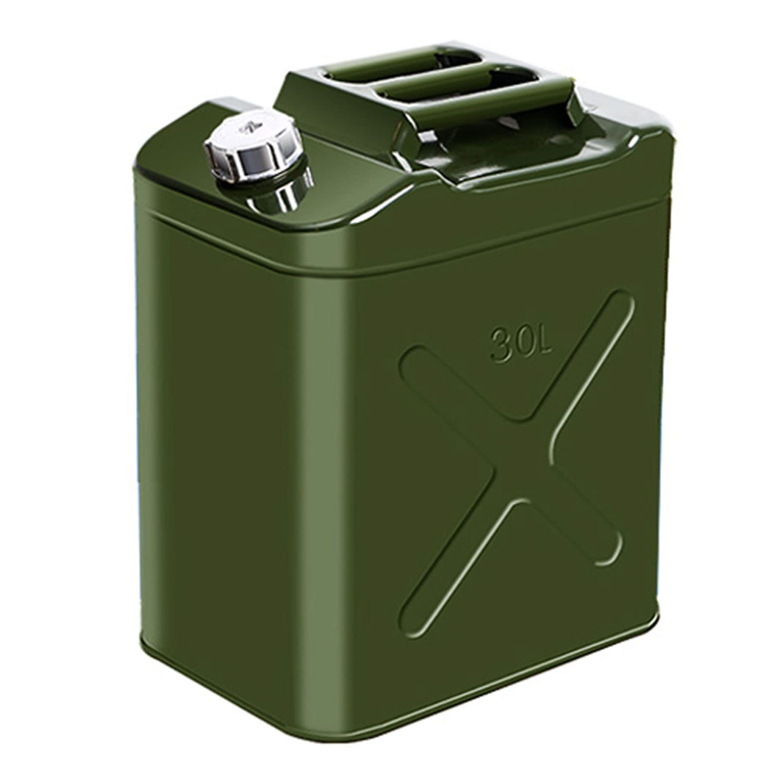 Taniche Carburante Combustibile con beccuccio Flessibile, Bastone Portatile tanica Calibro Carburante Carburante in Acciaio può, carburanti Auto a Benzina, Camion, Attrezzature (20L, 30L, 40L / Gree