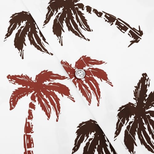 Image of Hawaiian Shirt for Men Tropical Shirts Summer Beach Button Down Short Sleeve Luau Aloha Floral Cruise Vacation Outfit 2026