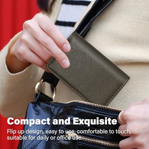 Image of RFID Blocking Wallet - Minimalist Leather Business Credit Card Holder (A65-01)