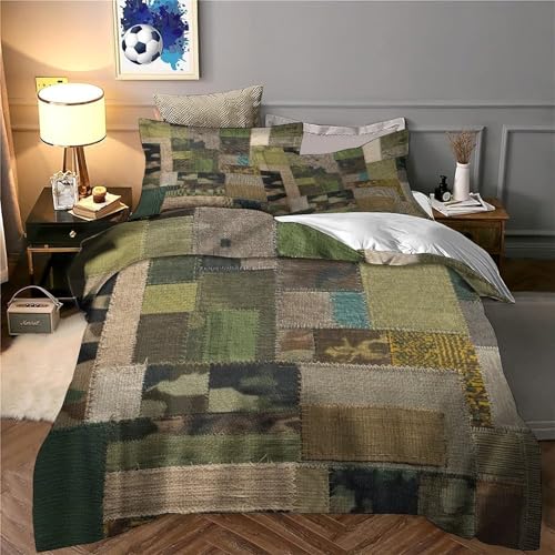 Parure de lit imprimé 3D militaire en microfibre hypoallergénique - 6