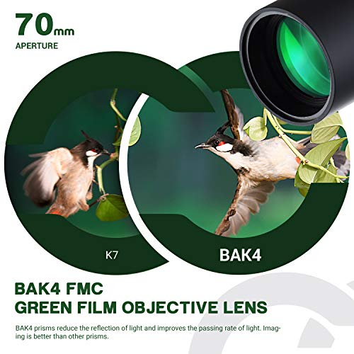 Esslnb Spotting Scope With Tripod Cell Phone Adapter 25-75 X 70 Bak4 Waterproof Straight Spotting Scopes For Target Shooting Hunting Bird Watching #TOP1