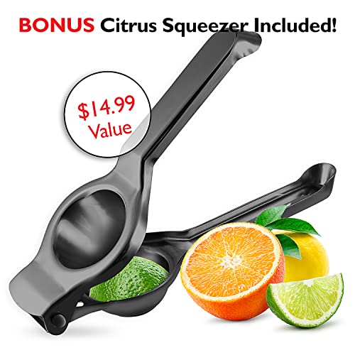 Joytable Bar Set Cocktail Shaker Set - Stainless Steel Mixology Bartender Kit, 16Pc Cocktail Kit, Black Cocktail Set, Bar Tools: 30Oz Martini Shaker, Muddler, Bar Kit Cocktail Book, Jigger And Pourers #TOP4