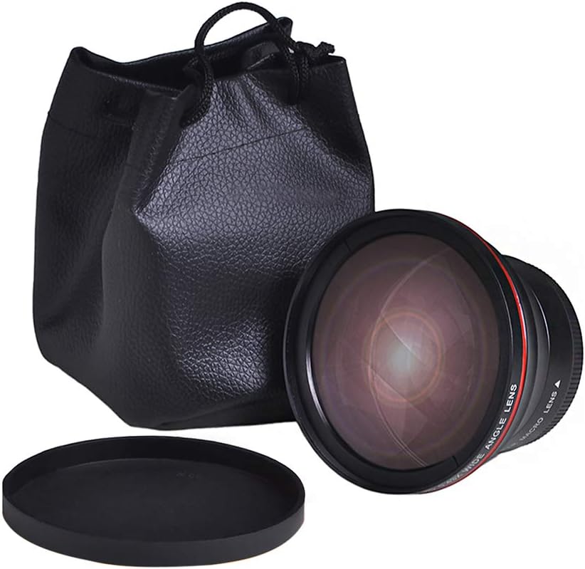 52MM 0.43x Professional HD Wide Angle Lens with Macro Portion for Nikon D7100 D7000 D5500 D5300 D5200 D5100 D3300 D3200 D3100 DSLR Cameras