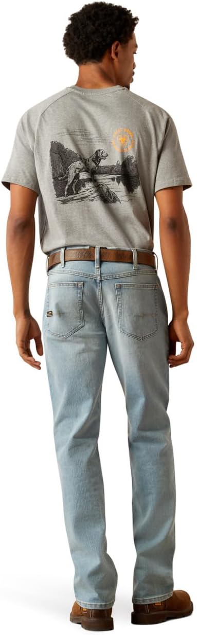 Rebar M4 Relaxed DuraStretch Basic Stackable Straight Leg Jean - Image 2