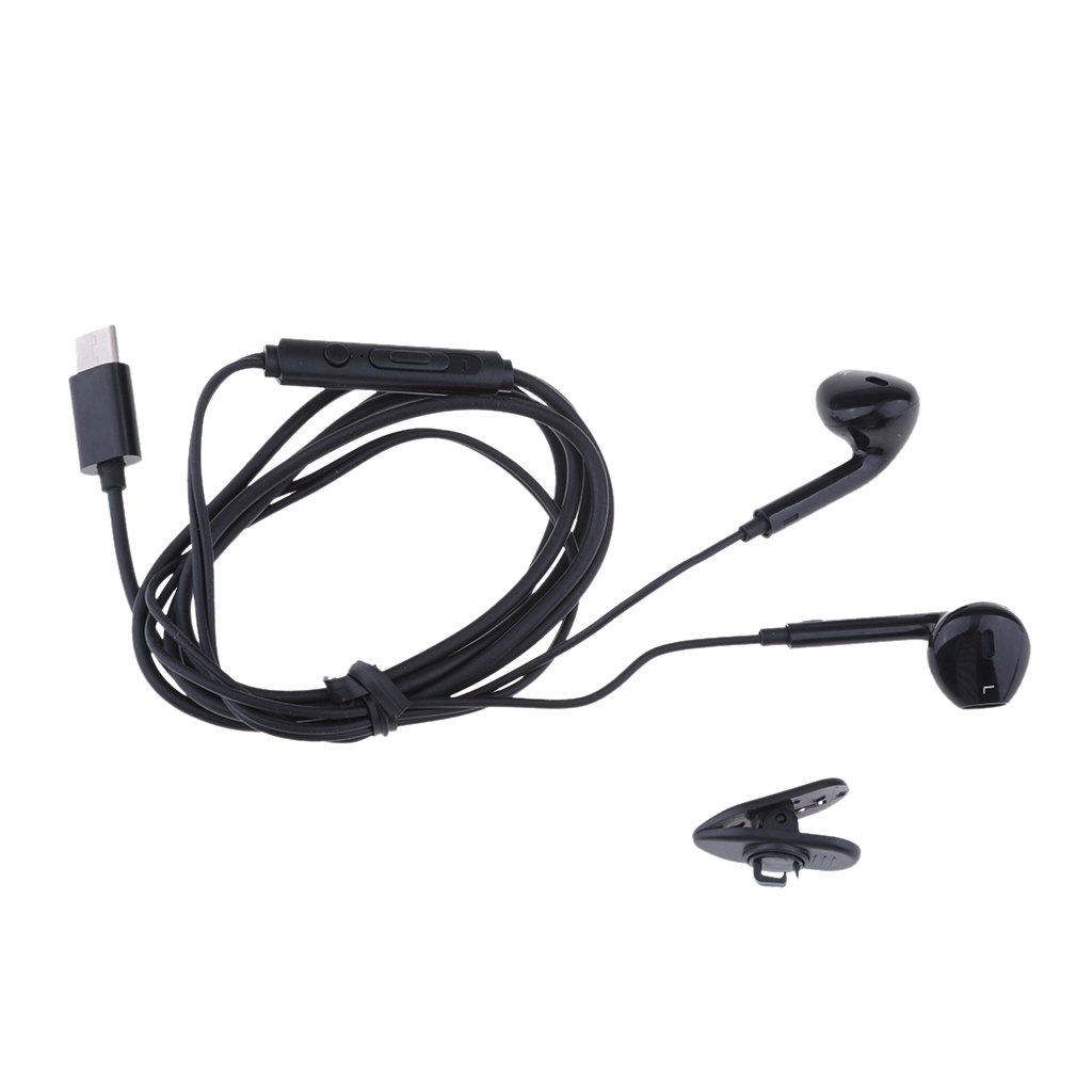 Cyruss USB Type C Earphones Earbuds with Mic Stereo Bass Noise