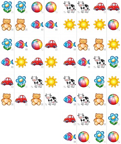 Schmidt Spiele 51240 Domino Junior, Bring Mich mit Spiel in der Metalldose