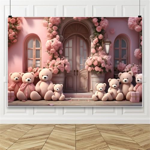 Renaiss fondo fotográfico rosa 7x5 pies para estudio miniatura 4