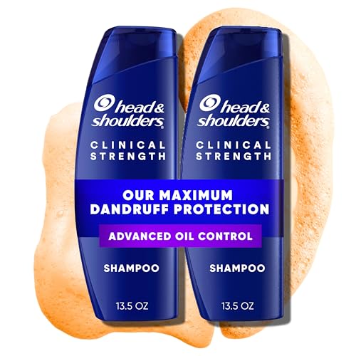 Head & Shoulders Anti-Dandruff Shampoo with 1% Selenium Sulfide, Clinical Strength Advanced Oil...