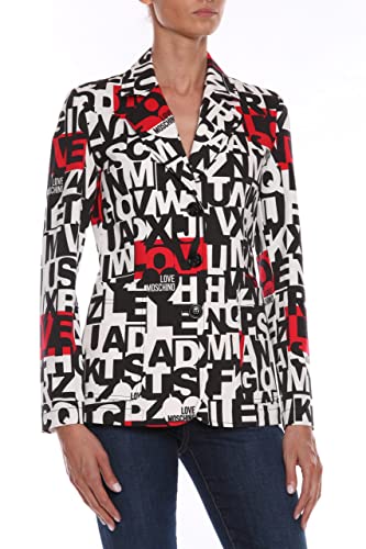 Catálogo de I Love Moschino Top 5. 32 Love Moschino Blazer para Mujer, Let.ner-BCO-Ros, 16