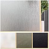 Privacy Window Film No Glue Frosted Glass Sticker for Home Office Static Anti-UV Window Paper Decorative Window Covering for Bathroom,White 17.5 x 78.7 Inches