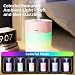 Imagen de Portátil para mini humidificador de 200 ml con luz LED colorida alimentado por USB