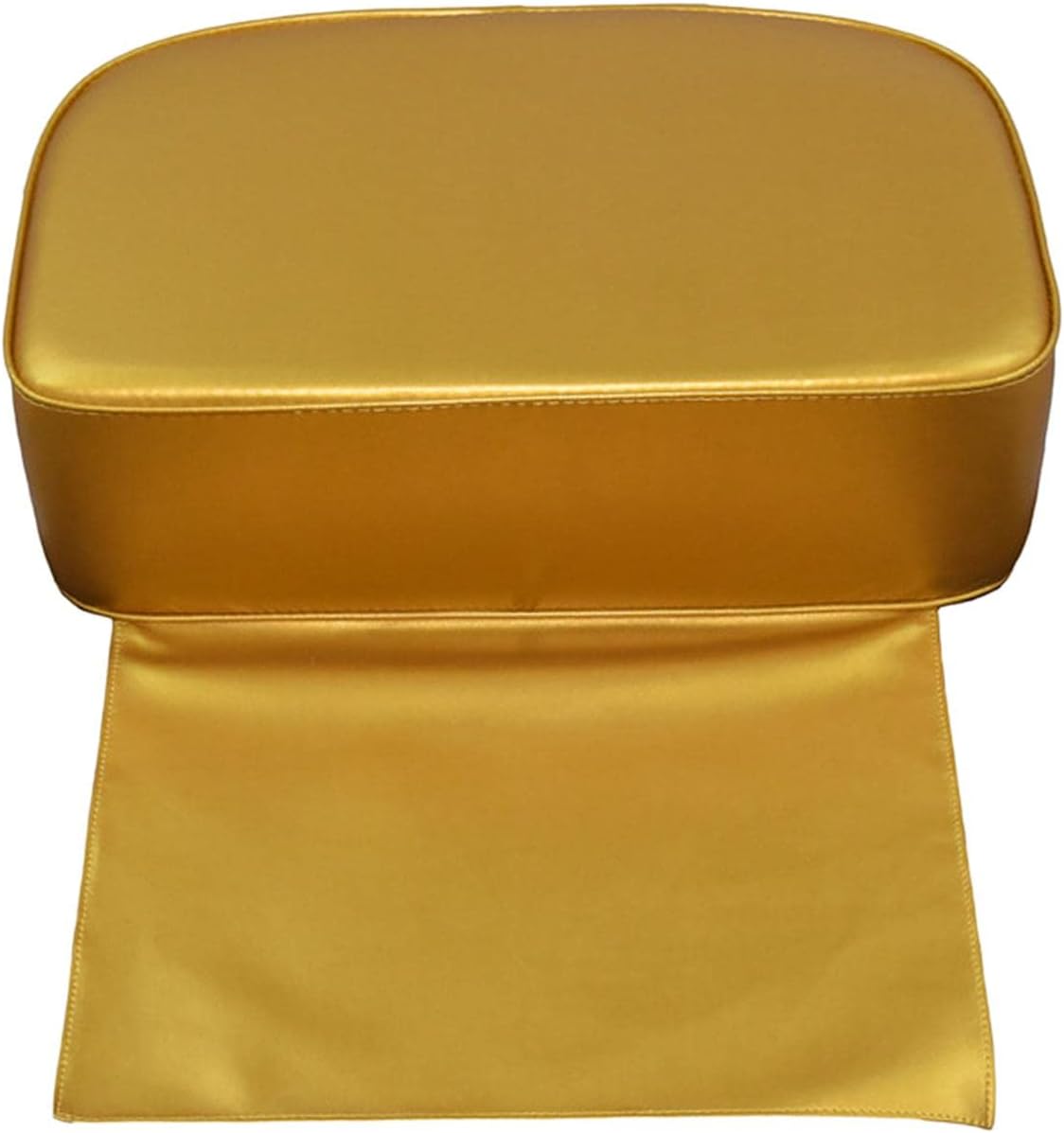 Barber Seat Booster Kids Styling Chair Hair Stylist PU Leather Sponge Design Suitable for Salon Family Use, Golden
