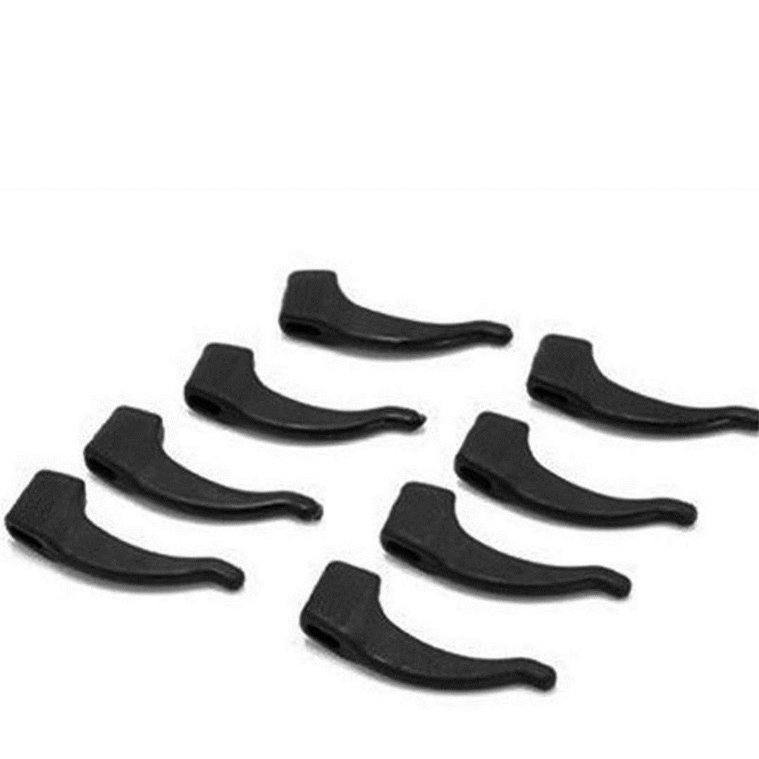 Underleaf 5 Pairs Comfortable Silicone Anti-Slip Holder for Glasses Accessories Ear Hook Eyeglass Temple Tip Sports