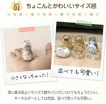 Amazon | ねこけだま 猫毛玉入れ 6個 容器 猫 (三毛, 1, 個) | SORERUN