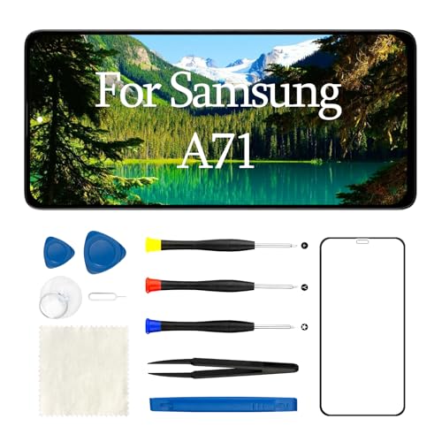 Écran pour Samsung A71 avec châssis de remplacement finition précise et ajustement parfait