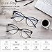 LKEYE Bifocal Reading Glasses Women Blue Light Blocking Progressive Readers Cat Eye Round Frame Clear Top Stylish Oversized Ladies Fashion Large Designer Eyeglasses No Line demi 2 Pack +1.75 Strength