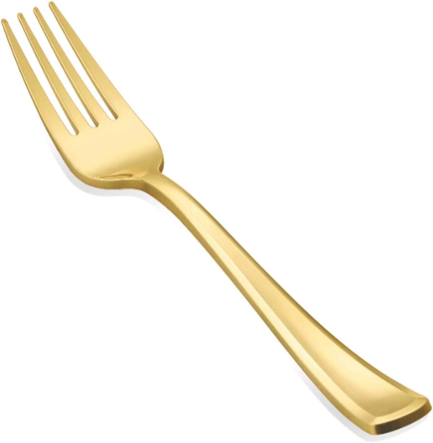 N9R 72Pcs Gold Plastic Forks, Solid, Durable and Heavy Duty Plastic Forks, Perfect Utensils for Parties, Weddings and other Formal Events : Health & Household