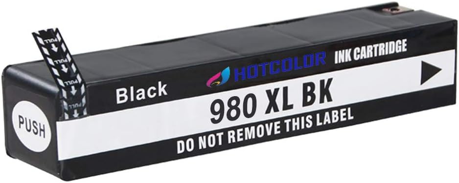 Buу 1 gеt 1 HOTCOLOR 980XL Ink Cartridge Replacement for HP 980 XL Officejet Enterprise X585z X585dn X585f X555dn X555xh Printer(1Black/1Cyan/1Magenta/1Yellow, 4 Pack)