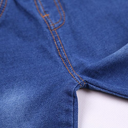 Fashion Boys Clothes Vintage Elastic Casual Skinny Soft Jeans4