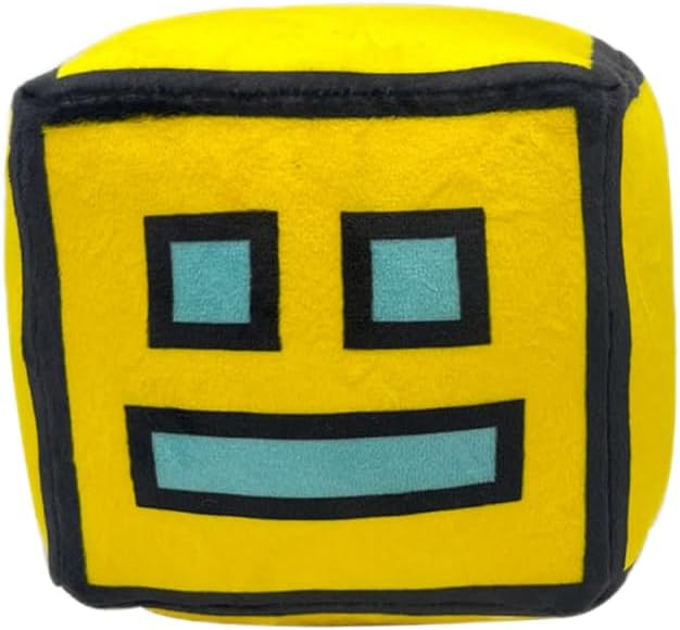 4.7” Cube Plush Toy Stuffed Plushie Doll Small Pillow Pendant Game Cute Fans Collection Birthday Gift (4 PCS)