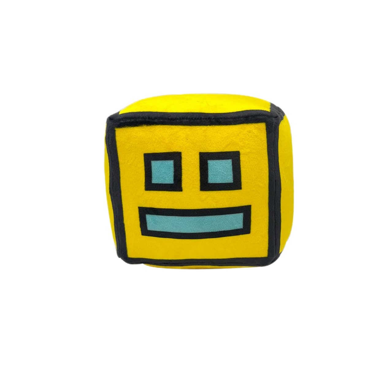 4.7” Cube Plush Toy Stuffed Plushie Doll Small Pillow Pendant Game Cute Fans Collection Birthday Gift (Yellow)