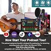 M300 Podcast Equipment Bundle, with Podcast Condenser Microphone, Voice Changer Sound Card with Multiple Sound Effects and LED Light, Prefect for Streaming/Podcasting/Gaming/Recording/YouTube/PC #2