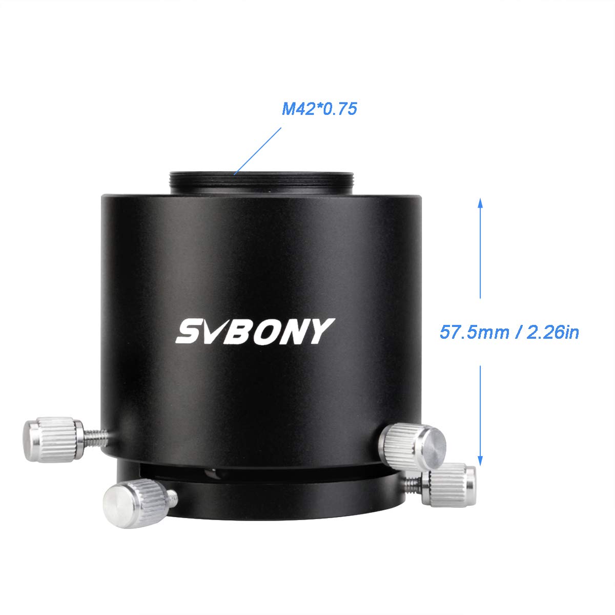 SVBONY SV123 Spektiv Kamera-Adapter für Kamera, Anschluss an Spektiv und Okular-Außendurchmesser 49 mm bis 58 mm
