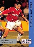 1991-92 Pro Set Fixtures Soccer #29 Scott Minto Charlton Athletic Official English Premier League EPL Trading Card From Pro Set in Raw (NM or Better) Condition