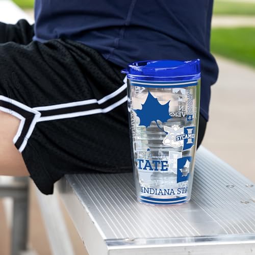 Image of Rico Industries NCAA College Double Wall Mayhem 16oz Or 20oz Tritan Tumbler W Lid