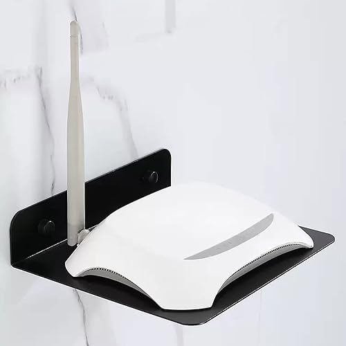 Miniatura 5 de Estante de pared flotante Router Set-top box Proyector Reproductores de DVD Estante consola de TV Soportes de TV Dormitorio Sala de estar Sala de