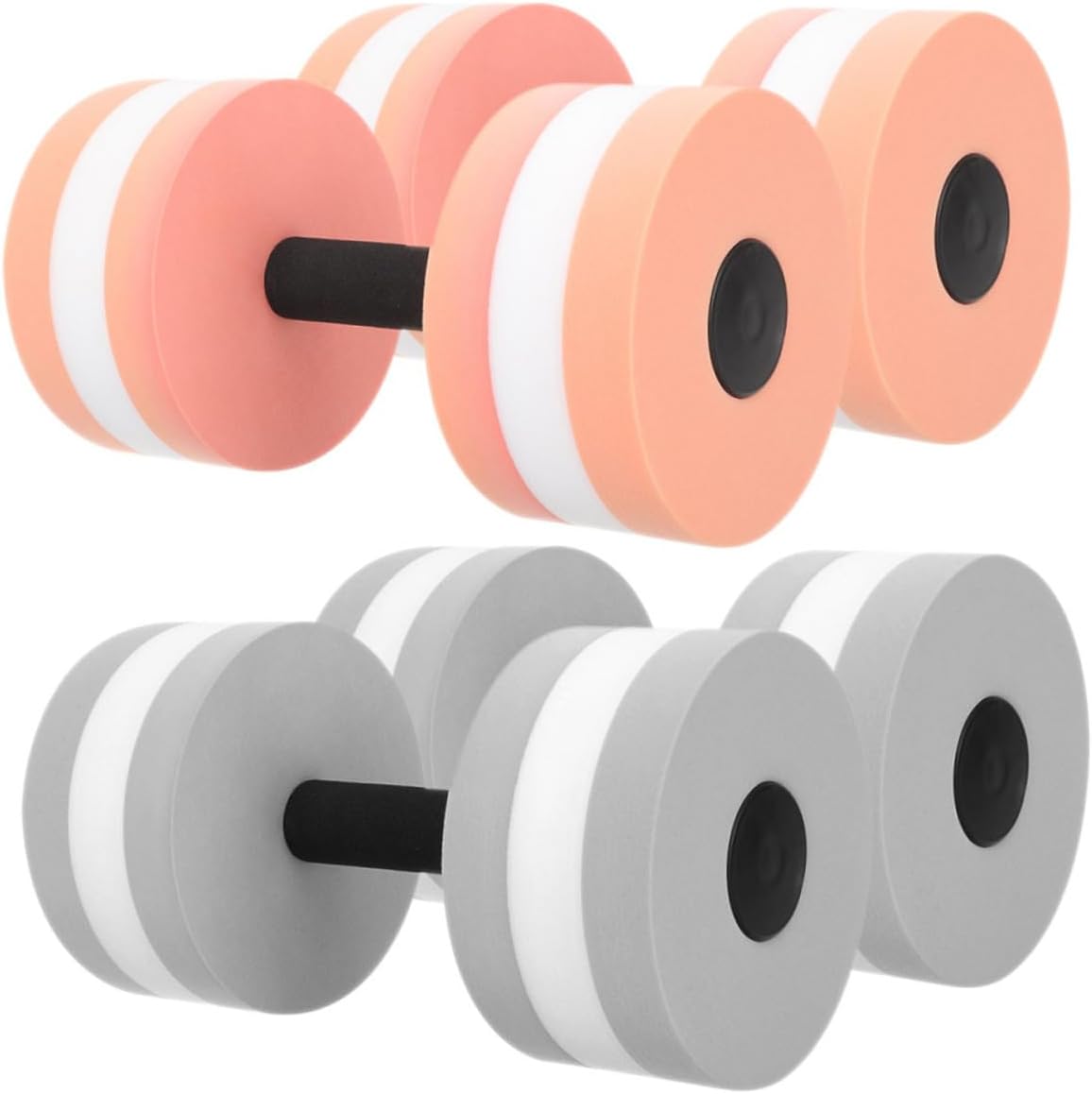 4Pcs Water Aquatic Dumbbells for Pool Exercise Weights for Water Aerobics for Adult Use Pools Lakes and Ocean Enhance Strength and Coordination