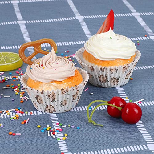 Gifbera Cherry Blossom Standard Cupcake Liners, Bright Colors Baking Cups Paper, 200-Count #TOP6